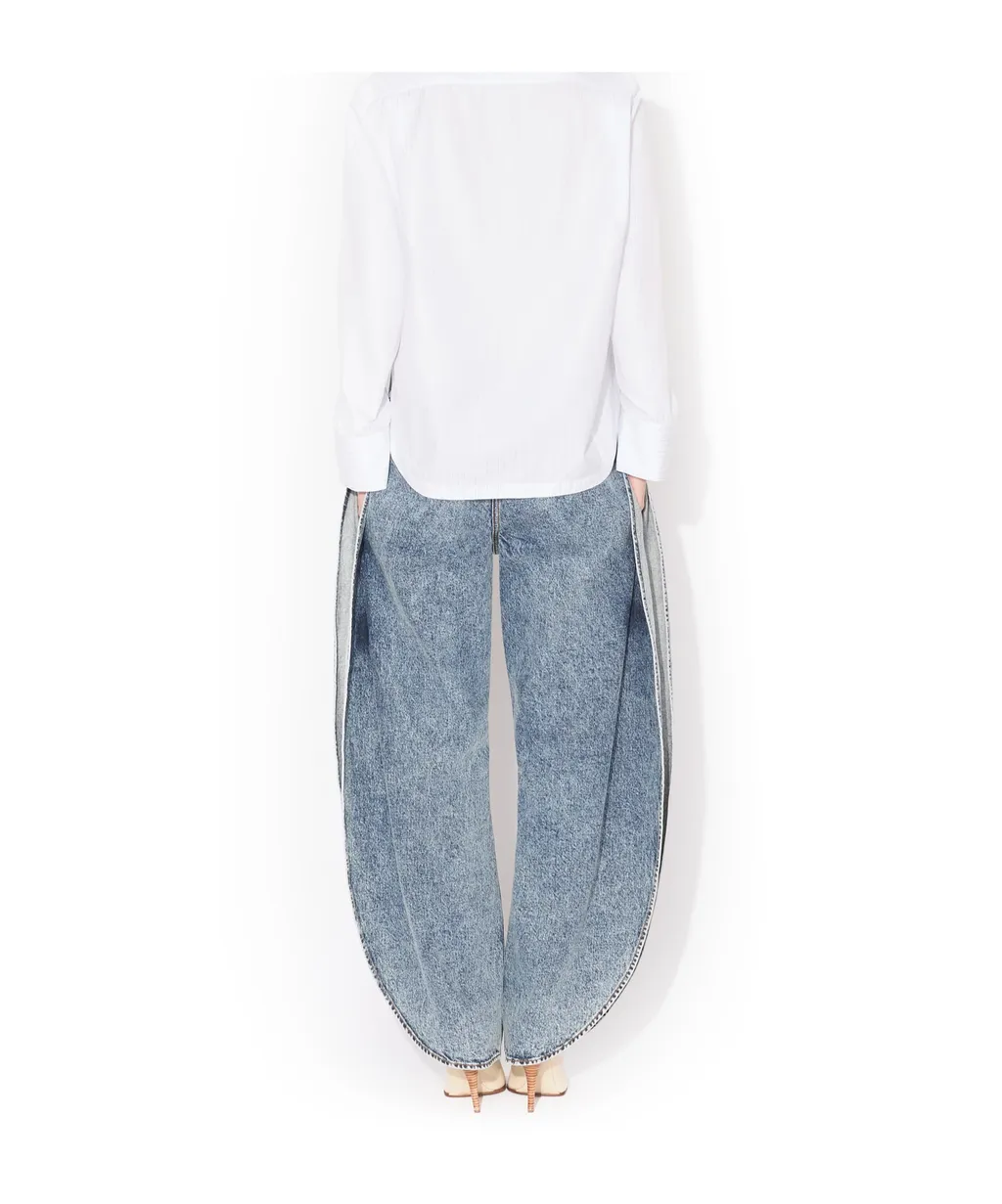 Petal Denim Pants