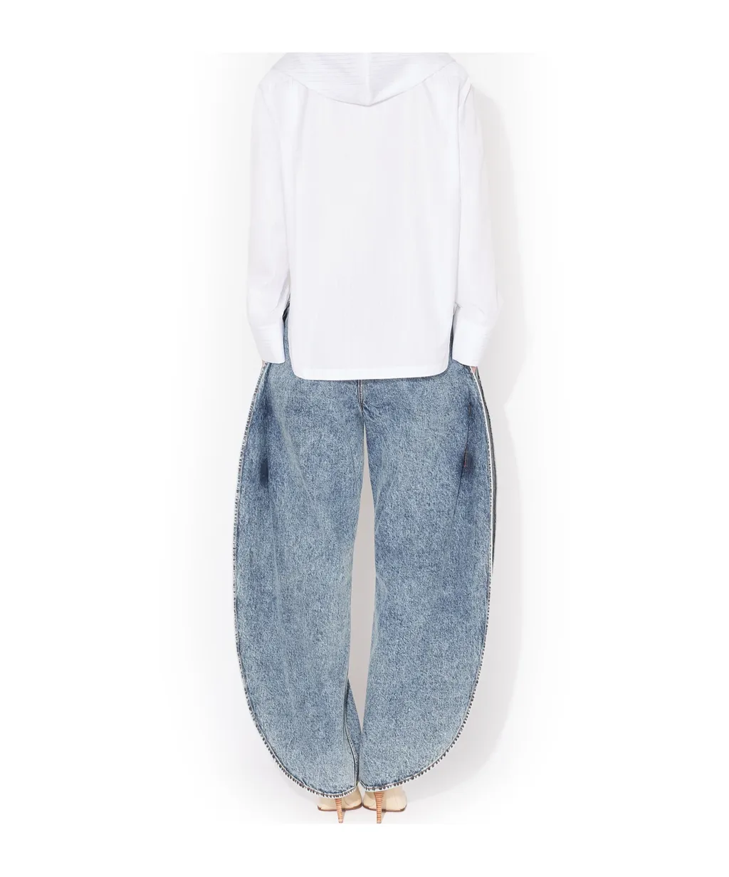 Petal Denim Pants