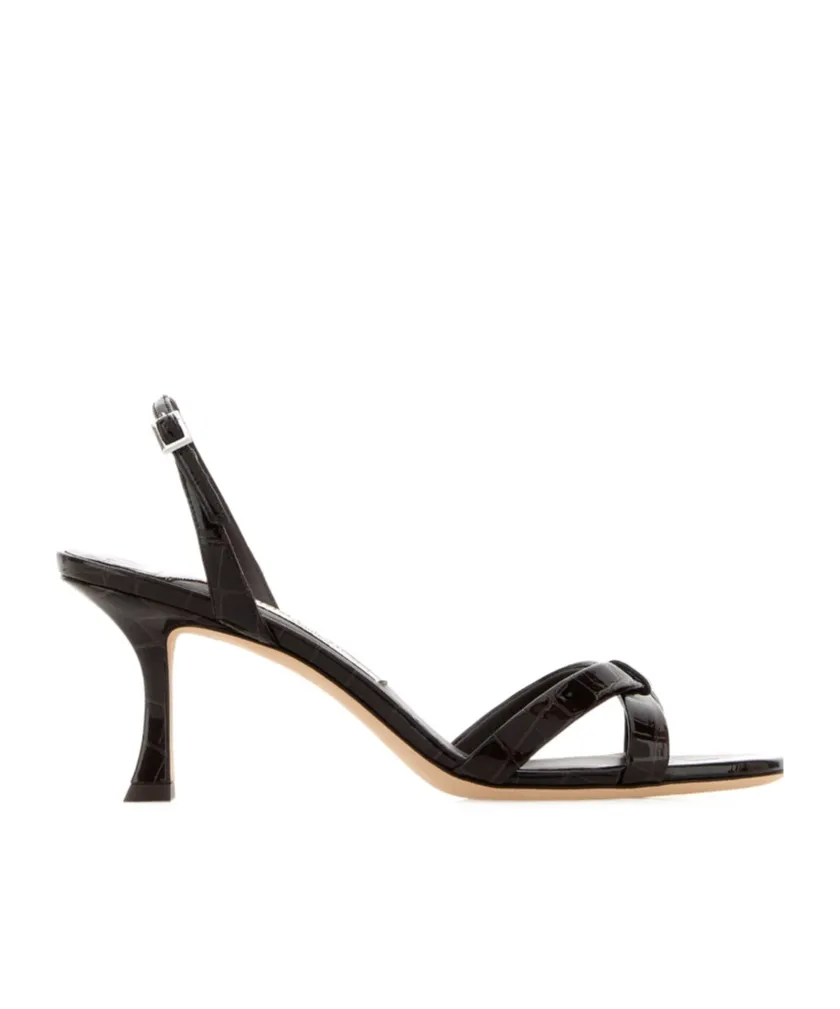 Jimmy Choo Elsy 70 Crossover Slingback Sandals