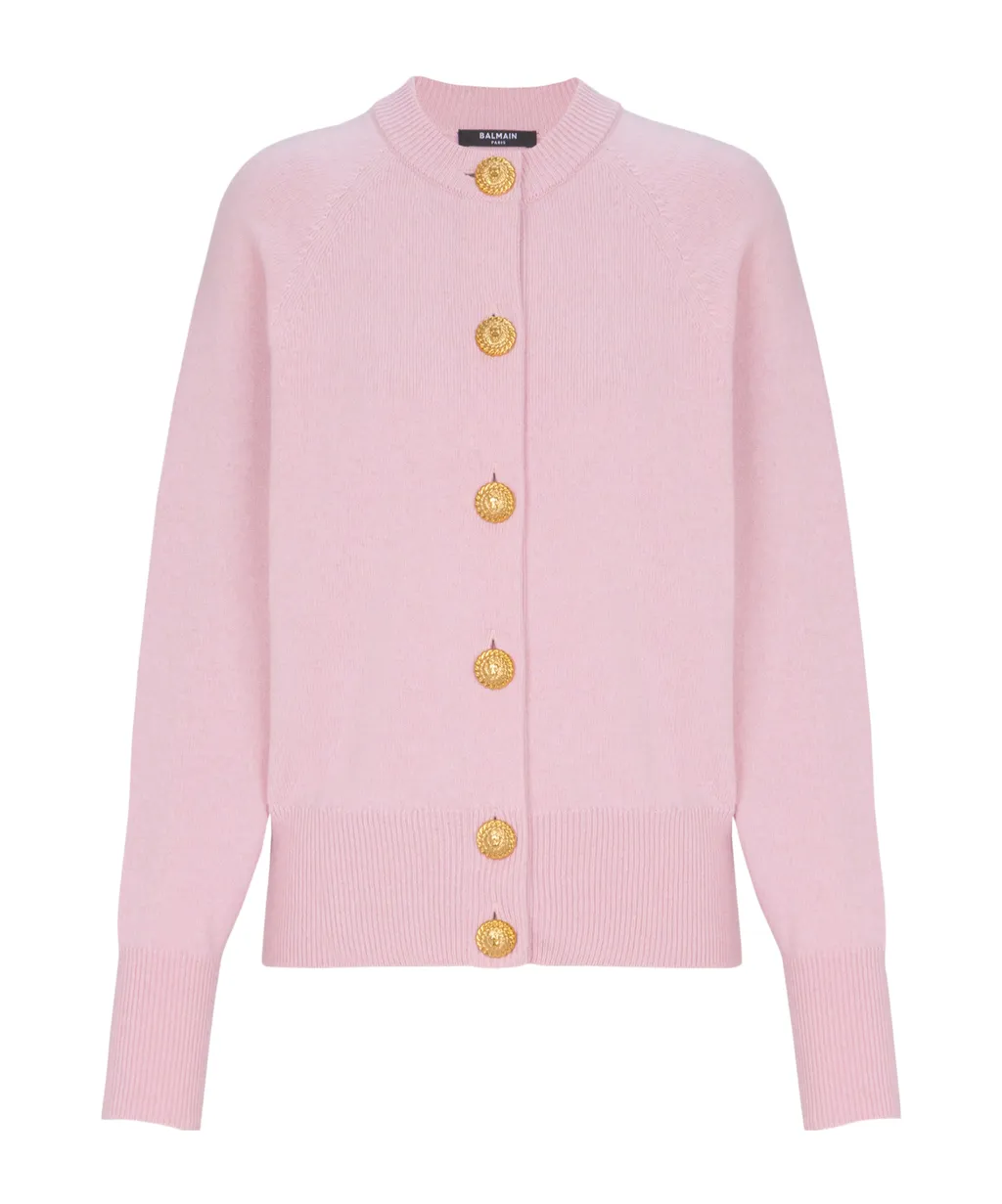 Balmain Buttoned Crewneck Cardigan