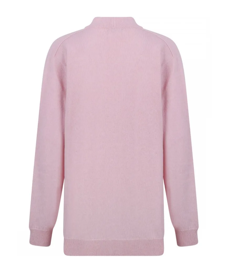 V-Neck Button Cardigan