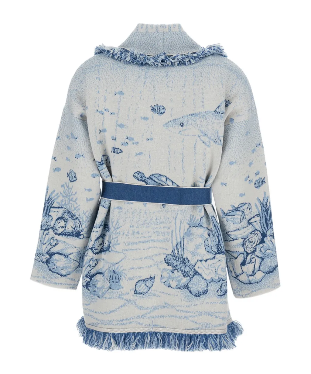 Alanui Deep In The Ocean Cardigan