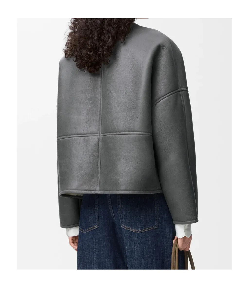 Loewe Pebble Leather Cardigan