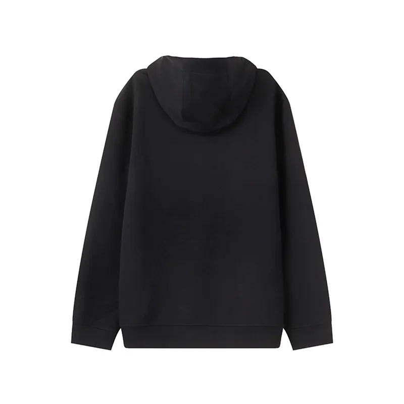 Emporio Armani Logo Patch Drawstring Hoodie