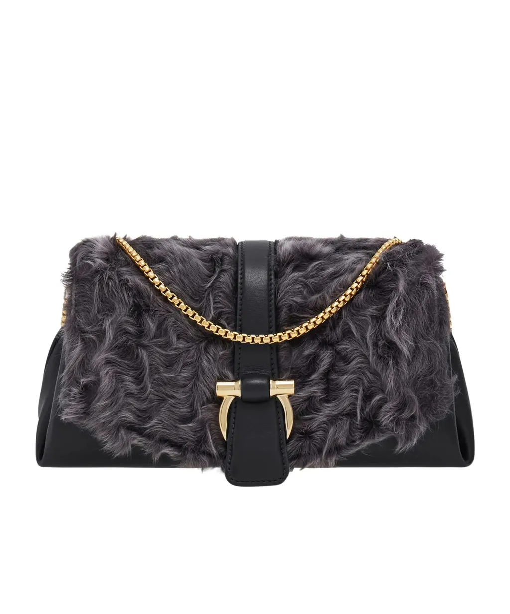 Ferragamo Magnetic Snap Closure Crossbody Bag