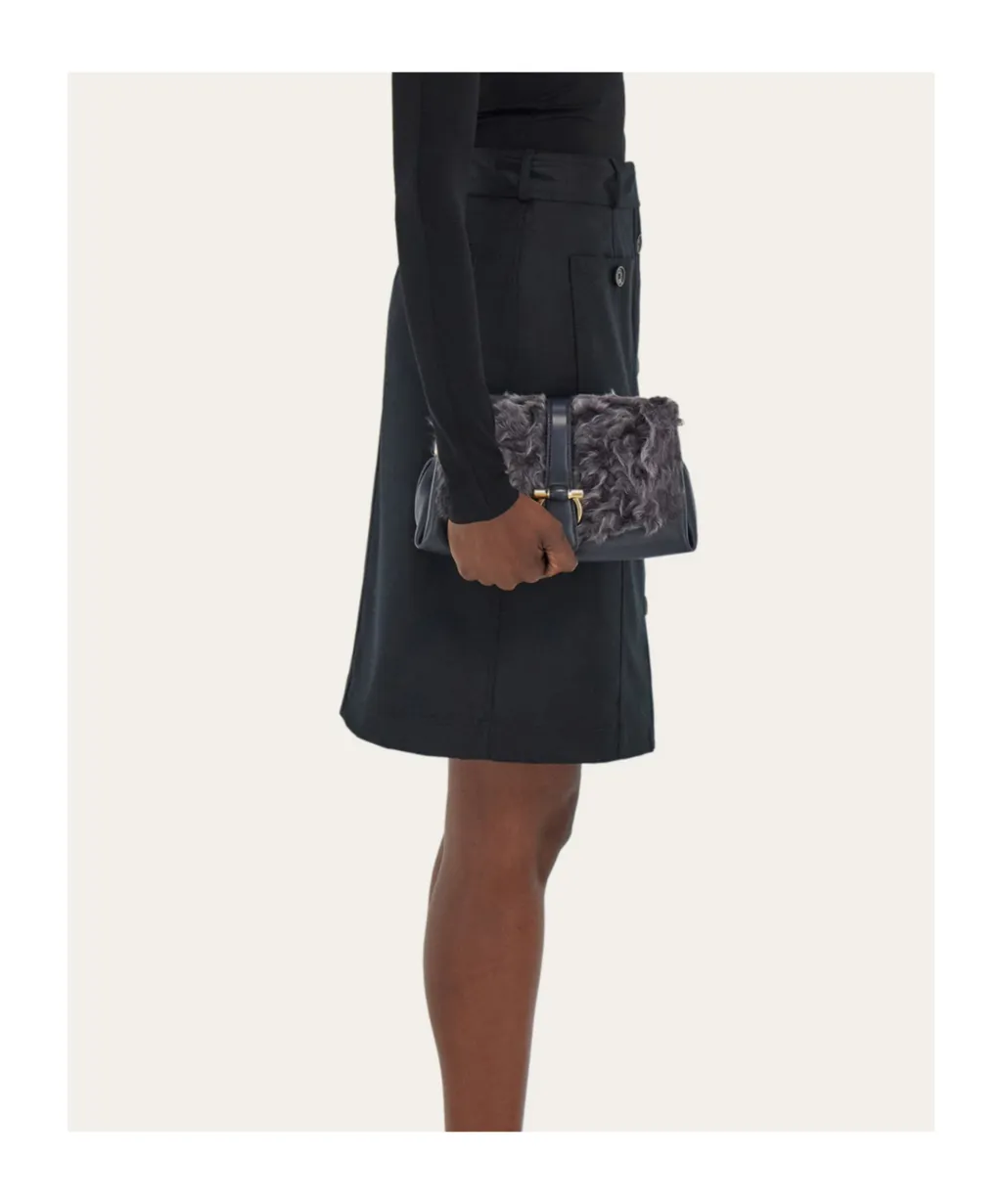 Ferragamo Magnetic Snap Closure Crossbody Bag