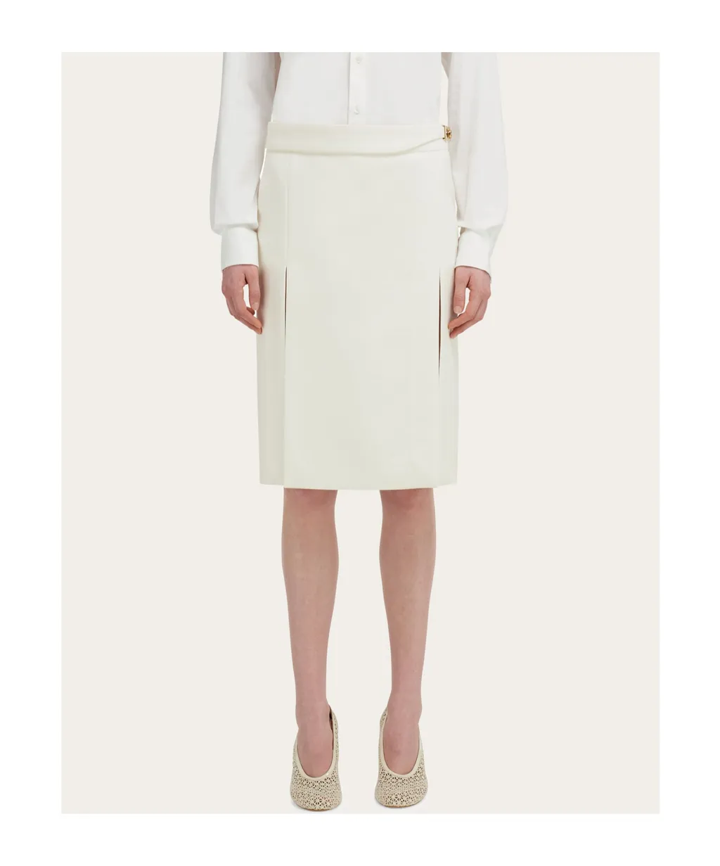 High Slit Pencil Skirt