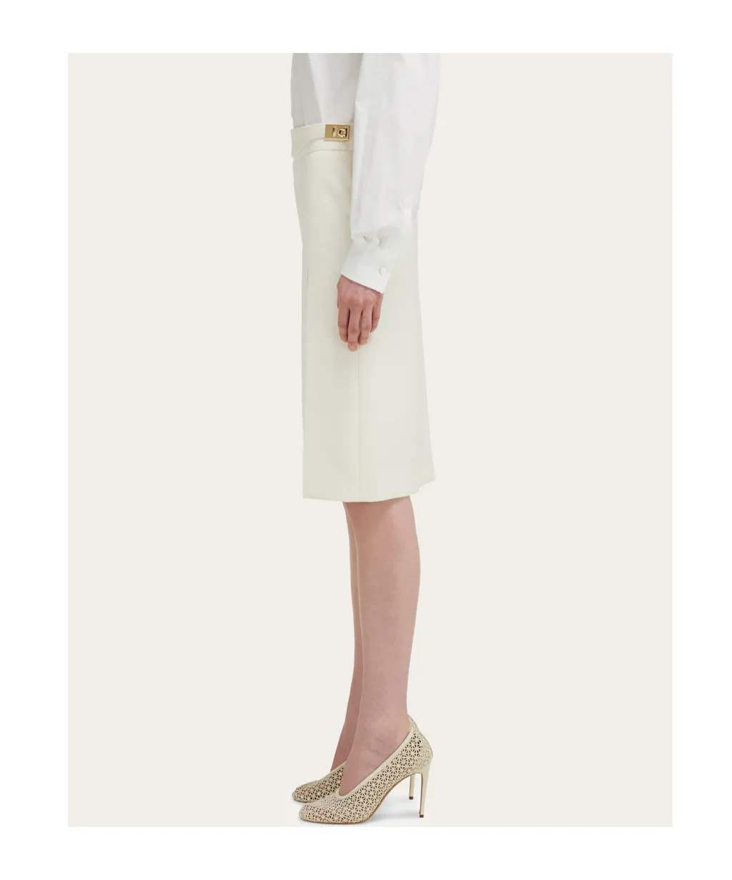 High Slit Pencil Skirt