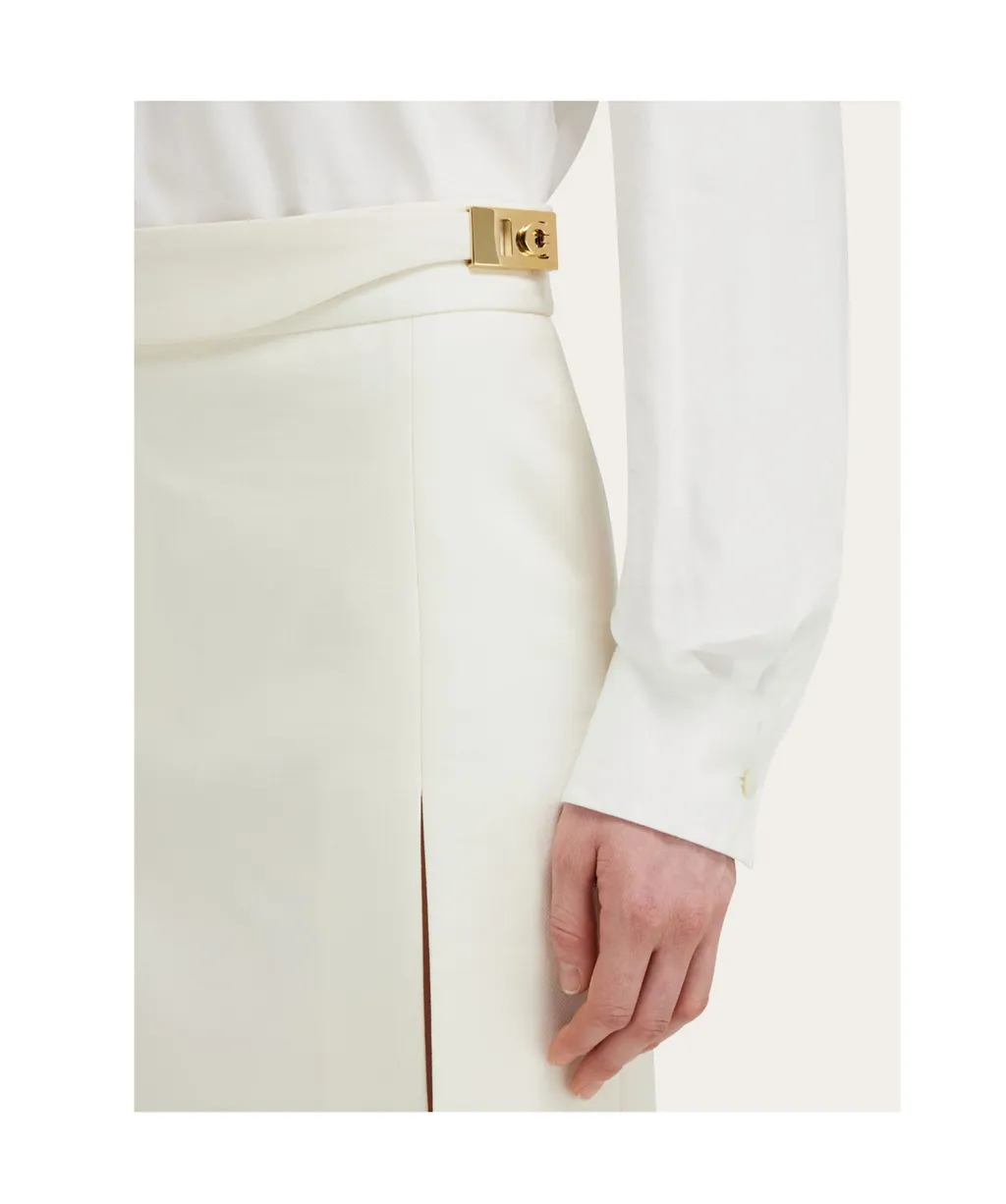High Slit Pencil Skirt