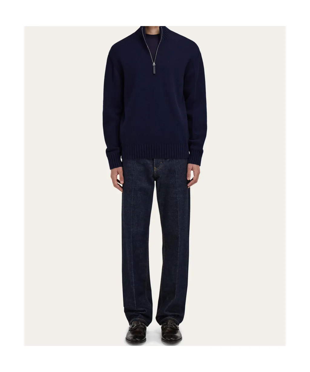 High Neck Cashmere Pullover