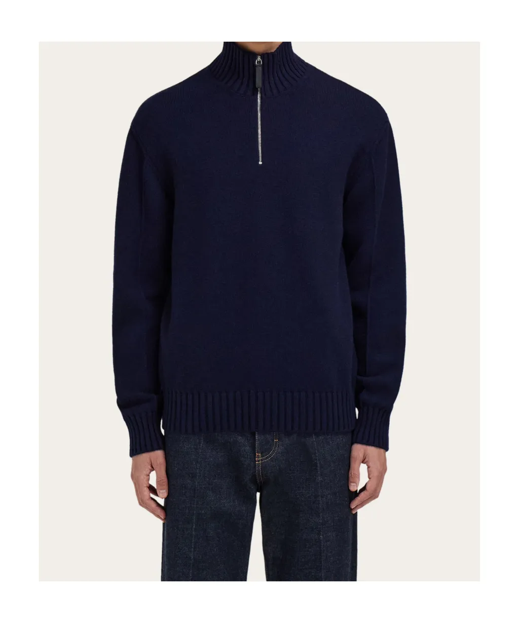 High Neck Cashmere Pullover