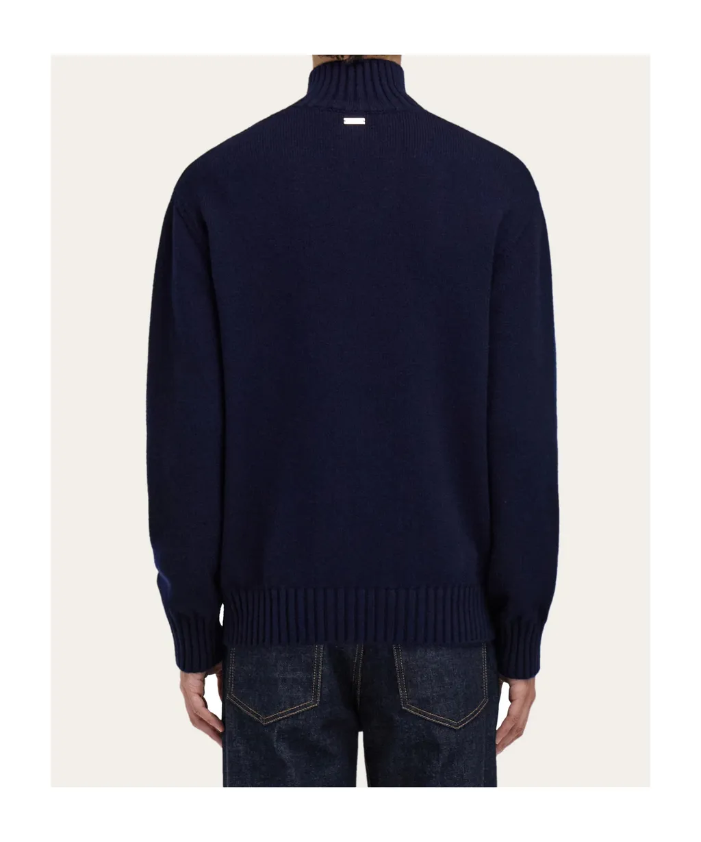High Neck Cashmere Pullover