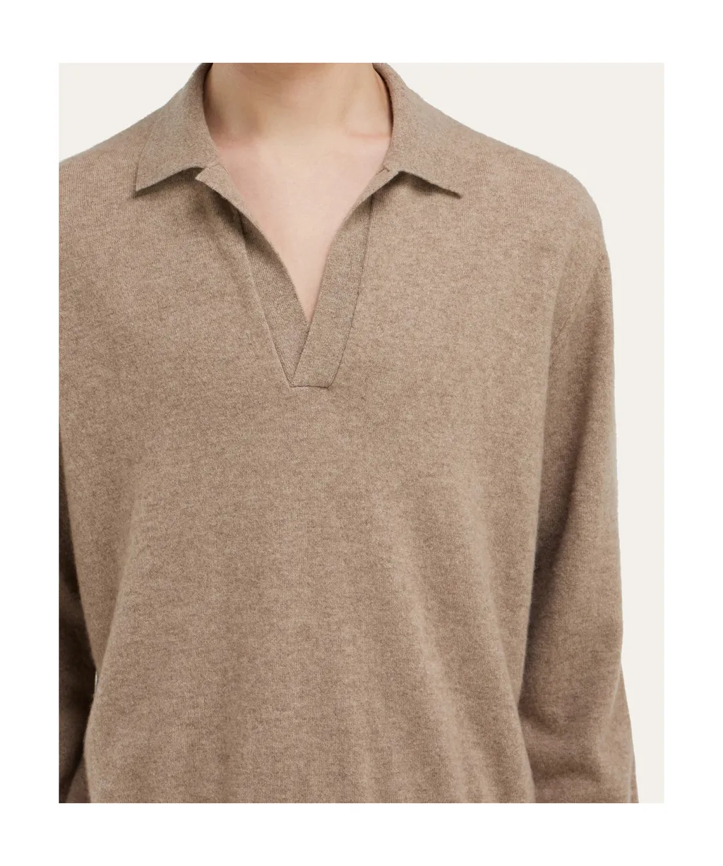 Cashmere Polo Neck Sweater