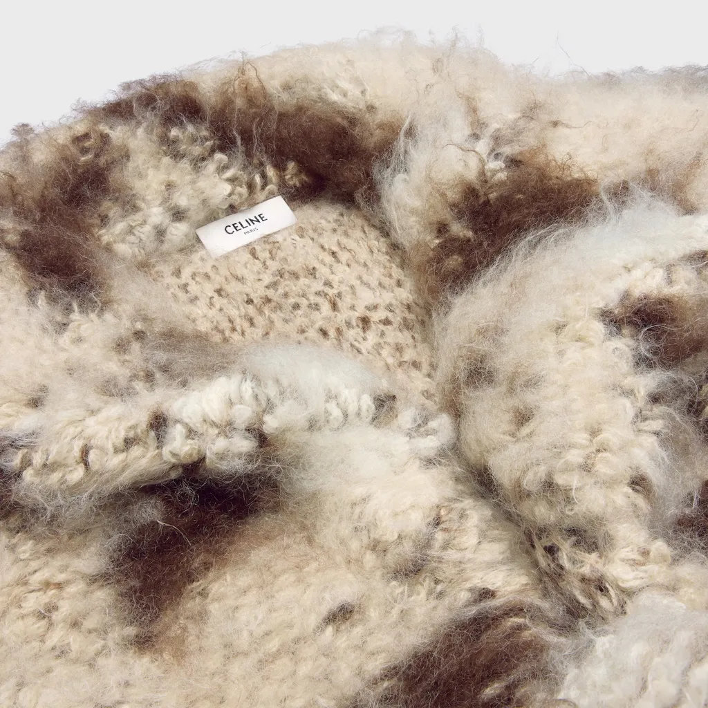 Jacket In Fluffy Wool
