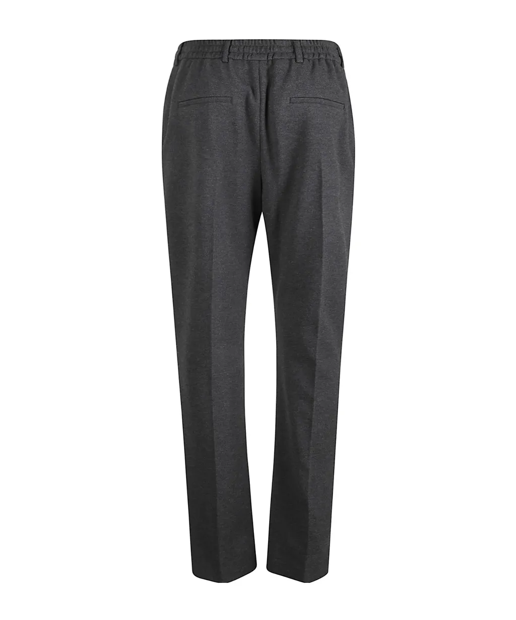 Tie-Up Pleated Track Pants
