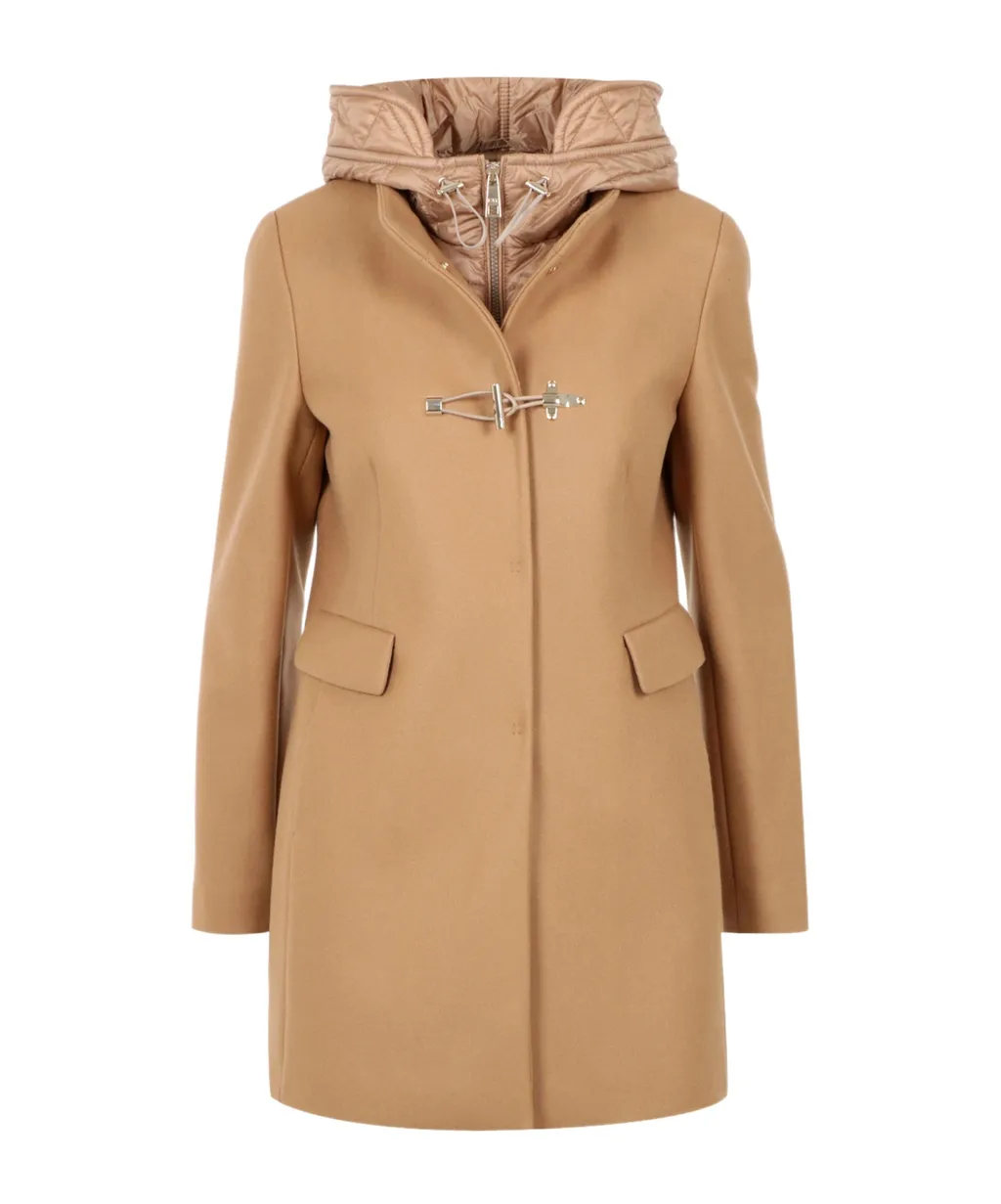 Fay Toggle Wool-Blend Coat