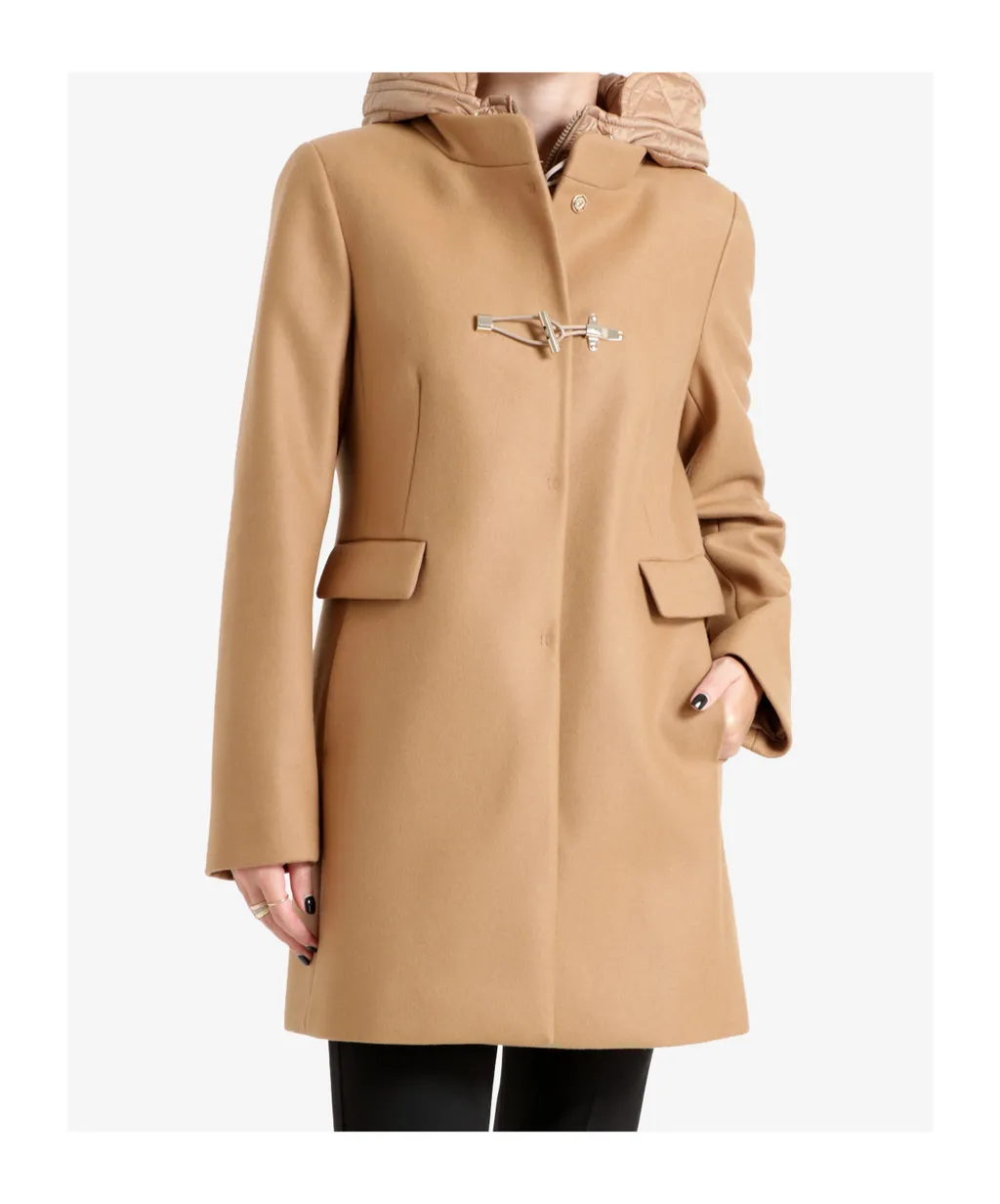 Fay Toggle Wool-Blend Coat