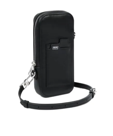 Phone Holder In Leather Kenzo Tab