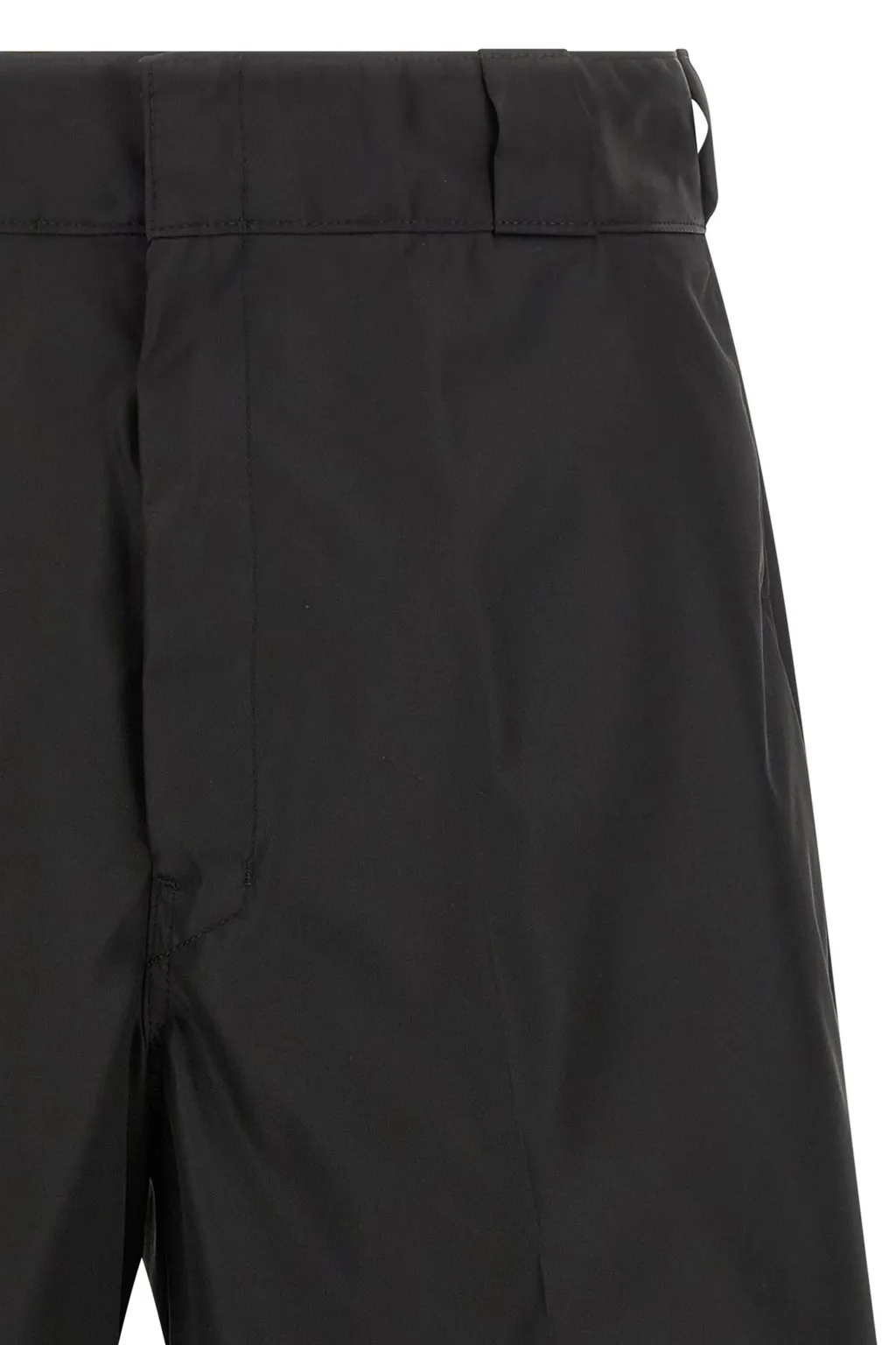Prada Logo Plaque Bermuda Shorts