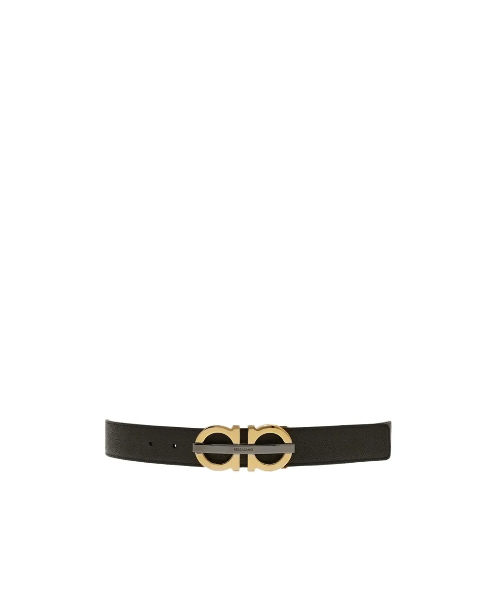 Reversible And Adjustable Gancini Belt