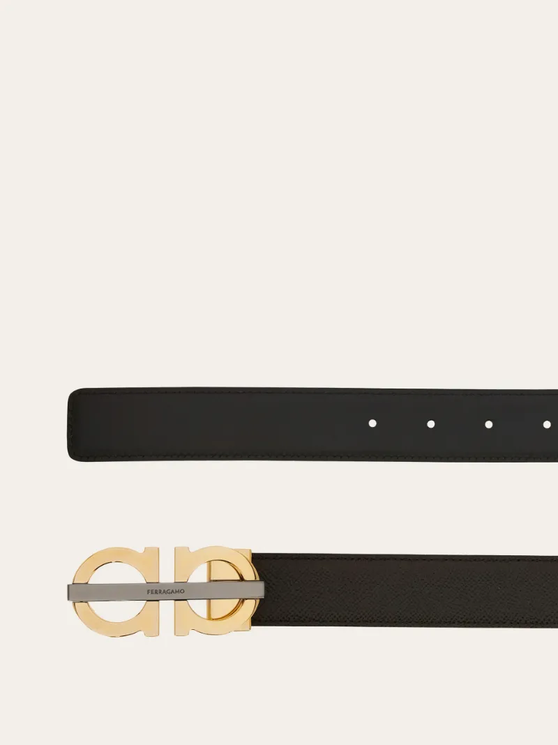 Reversible And Adjustable Gancini Belt
