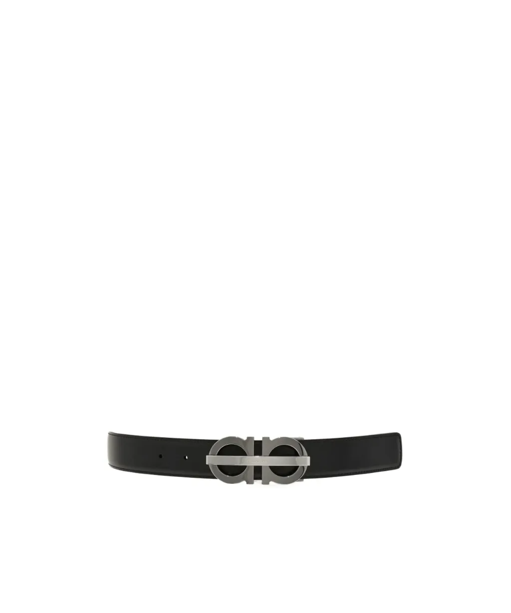 Reversible And Adjustable Gancini Belt