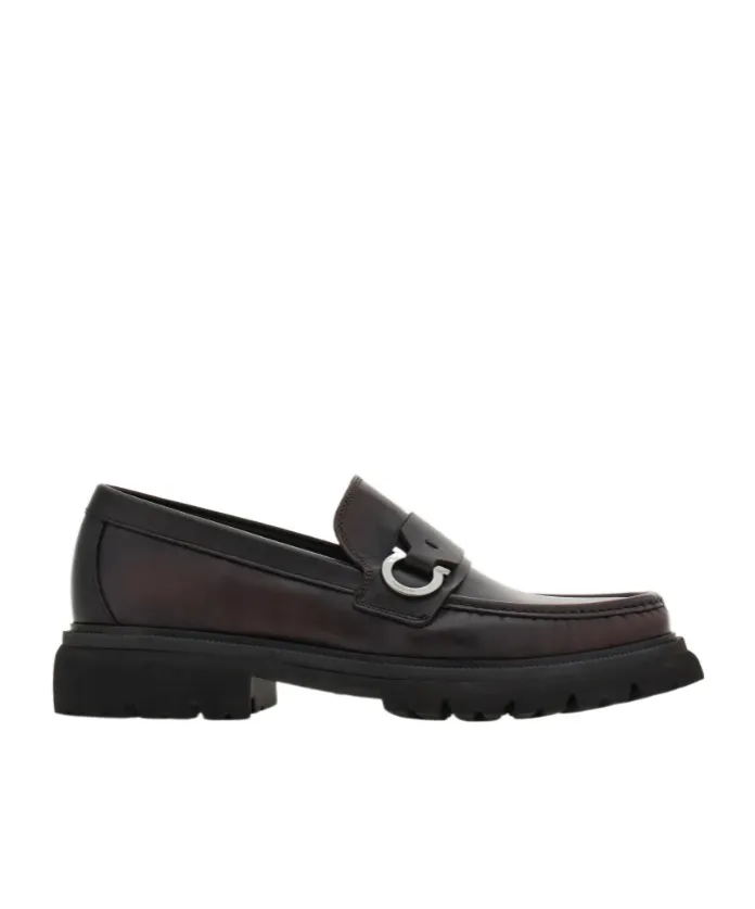 Loafer With Gancini Ornament