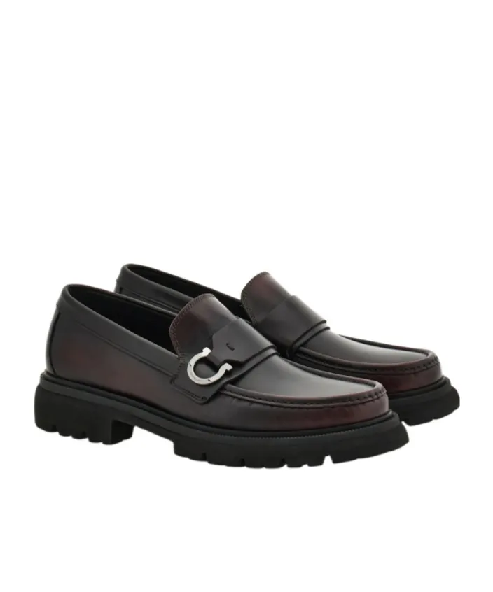 Loafer With Gancini Ornament
