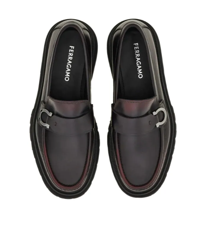 Loafer With Gancini Ornament