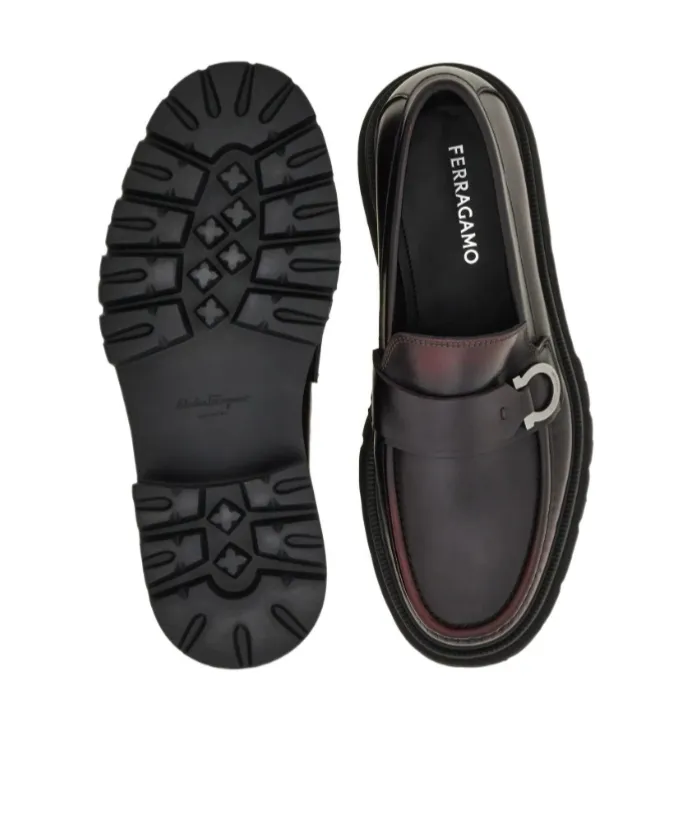 Loafer With Gancini Ornament