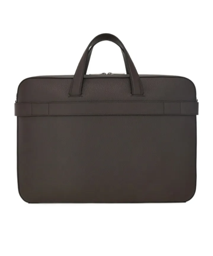 Briefcase With Gancini Buckles