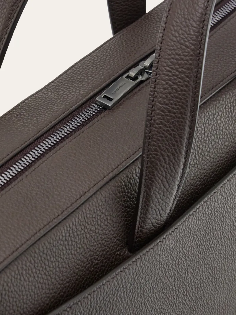 Briefcase With Gancini Buckles
