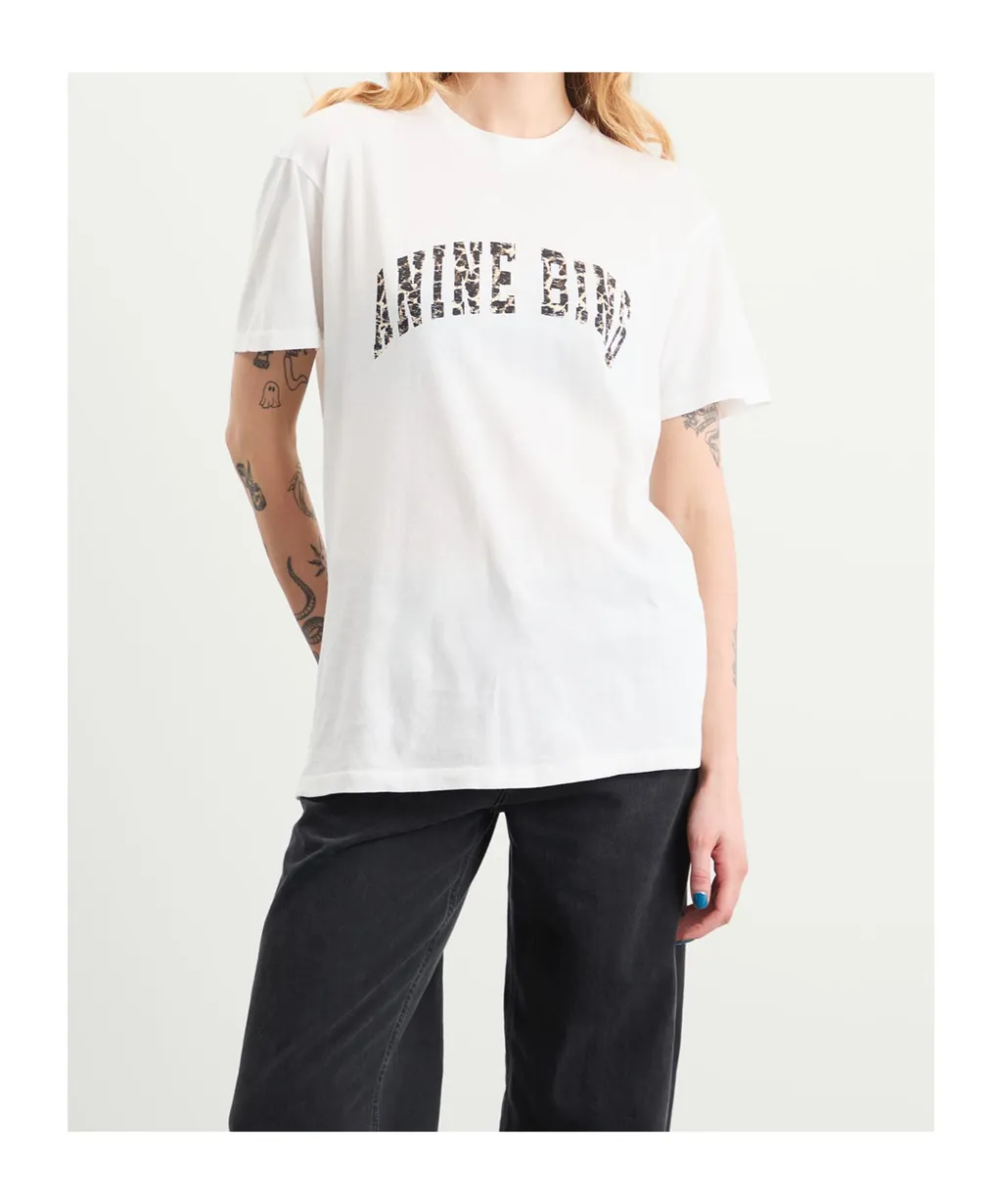 Walker Leopard-Print Logo T-Shirt