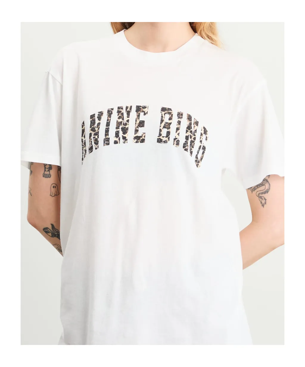 Walker Leopard-Print Logo T-Shirt
