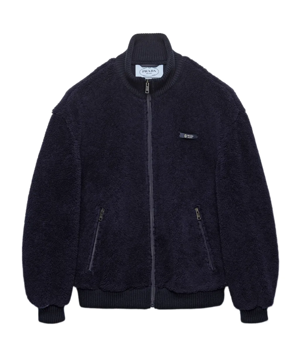 Prada Zip-Up Fleece Jacket