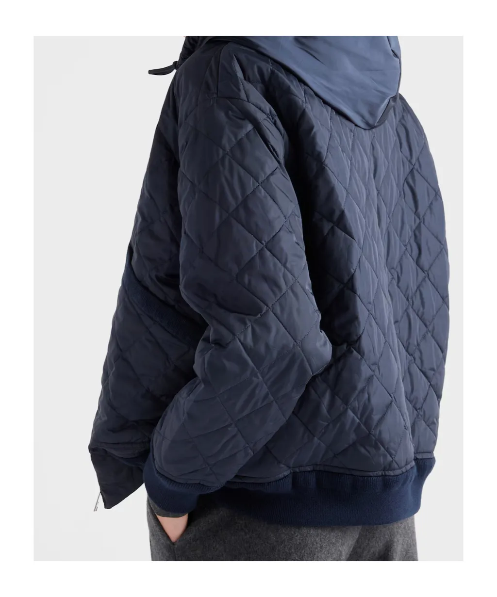 Prada Zipped Hooded Jacket