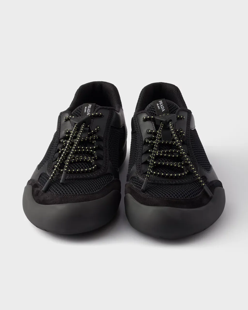 Prada Speedrock Mesh Panelled Sneakers