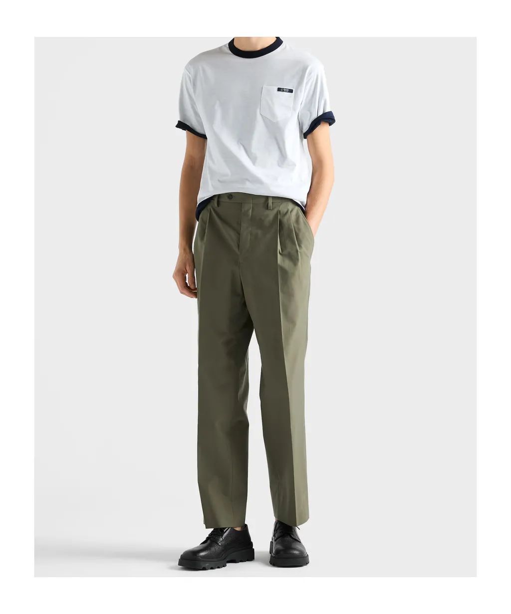 Prada Short Sleeved Crewneck T-Shirt