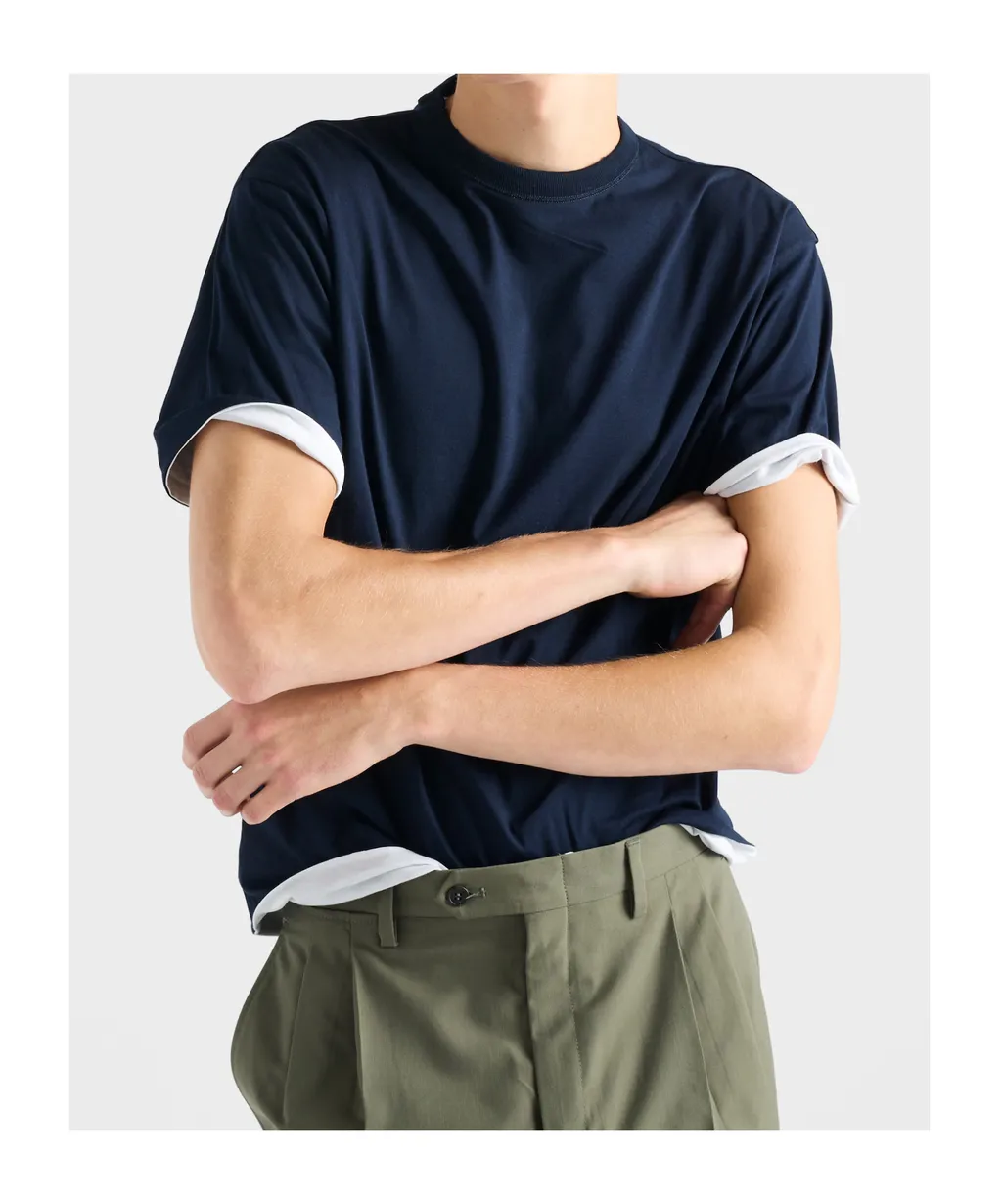 Prada Short Sleeved Crewneck T-Shirt