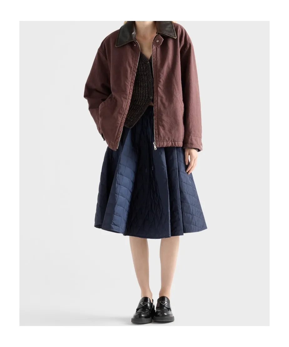 Prada Re-Nylon Padded Skirt