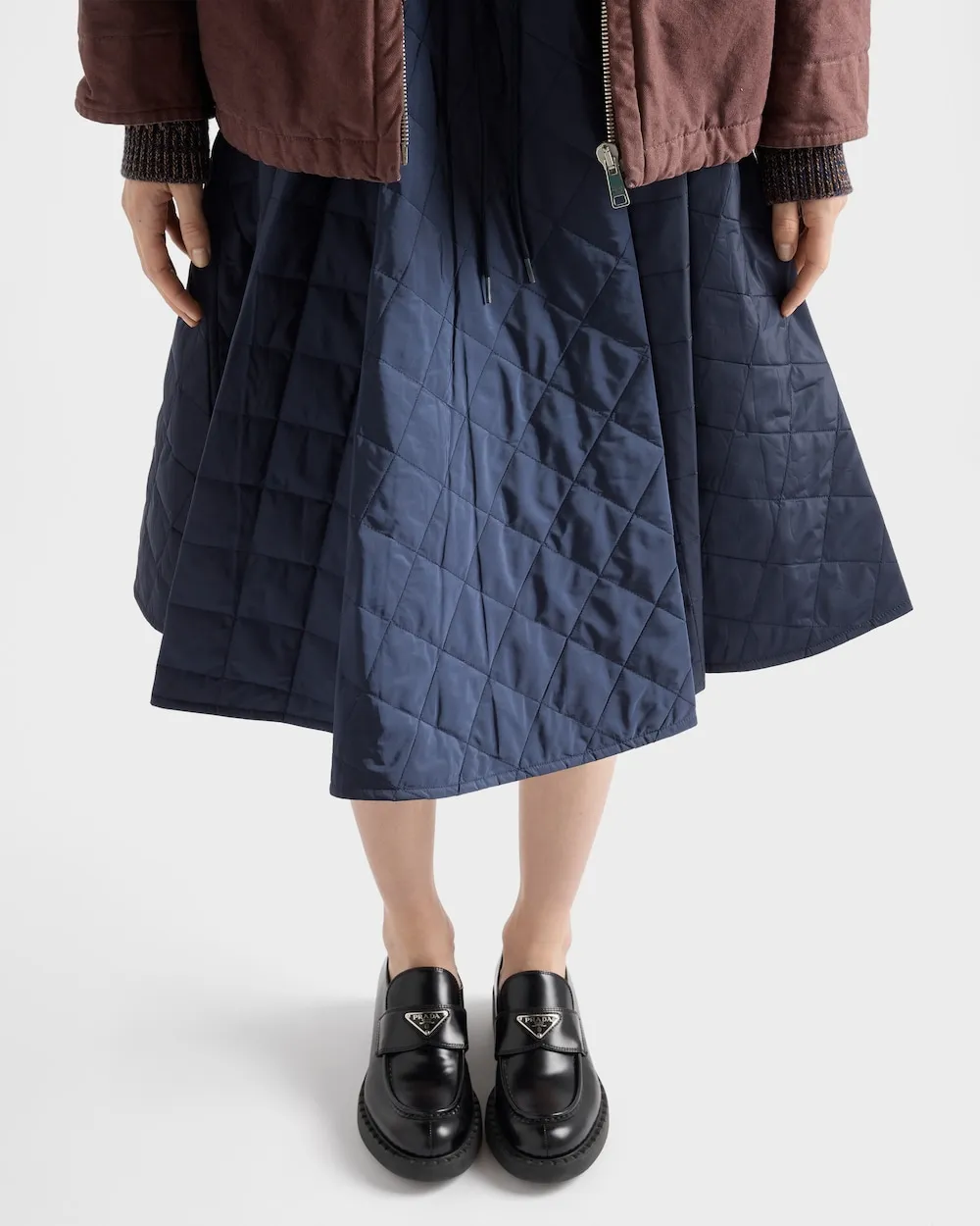 Prada Re-Nylon Padded Skirt