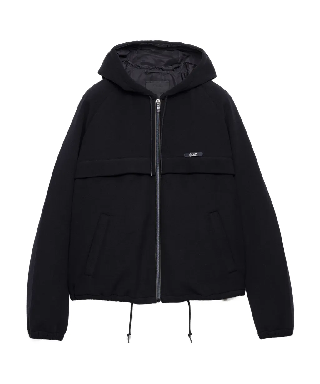 Prada Zipped Hooded Jacket
