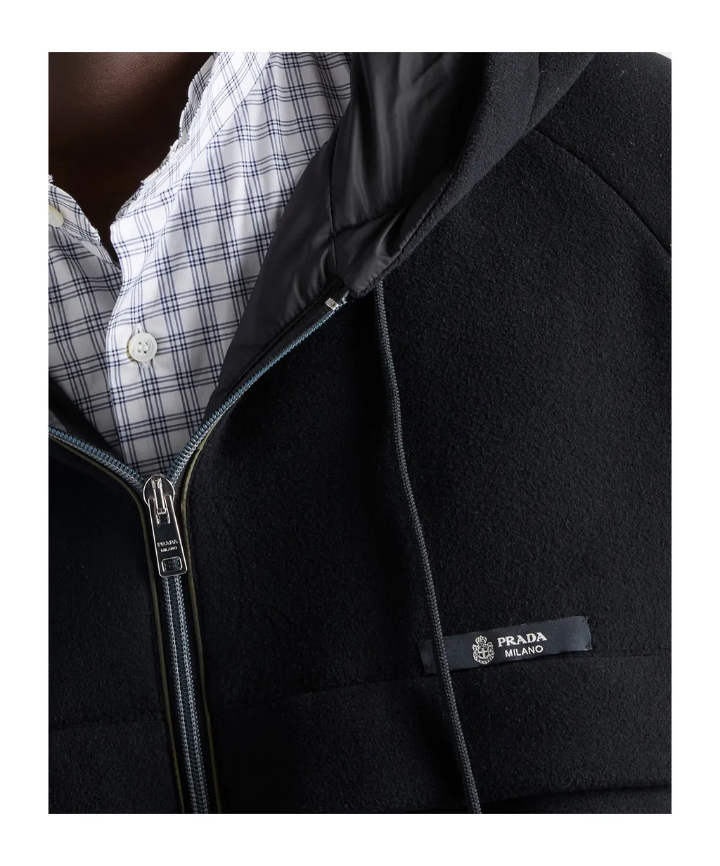 Prada Zipped Hooded Jacket