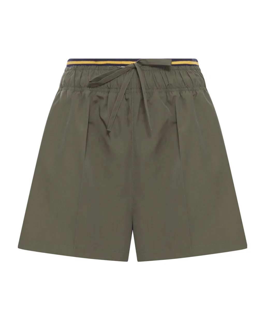 Prada Drawstring Pleated Shorts