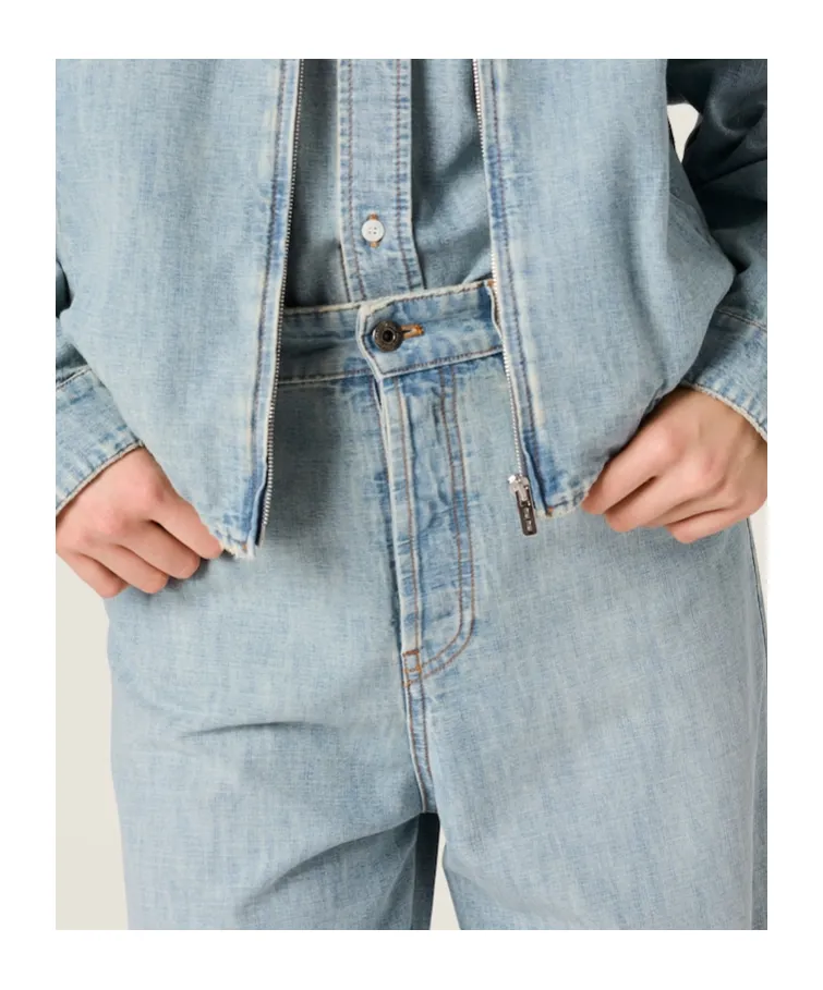 Miu Miu Logo-Embroidered Denim Jeans