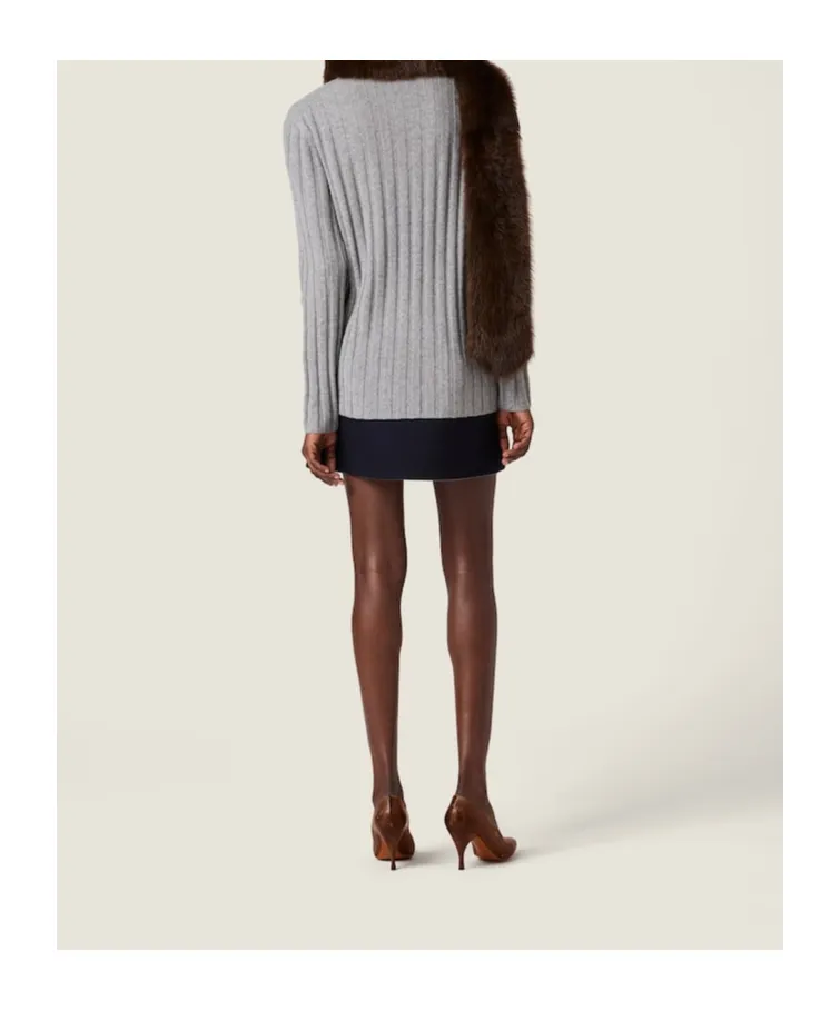 Miu Miu V-Neck Knitted Jumper