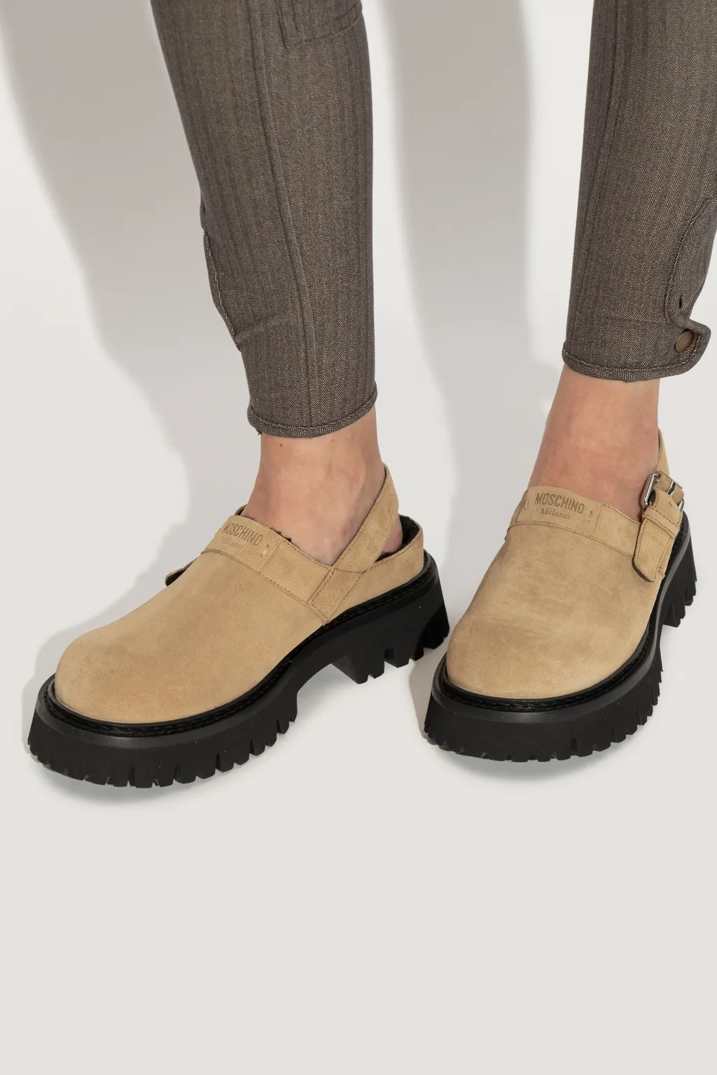 Buckle Strap Mules