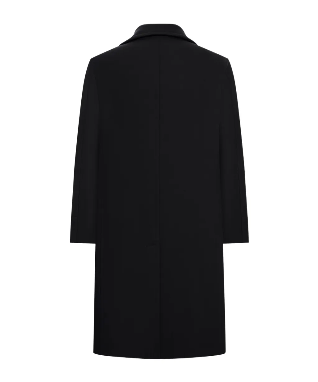 Double-Breasted Wool Coat