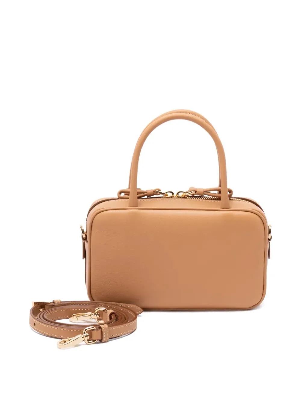 Prada Triangle-Logo Zipped Handbag