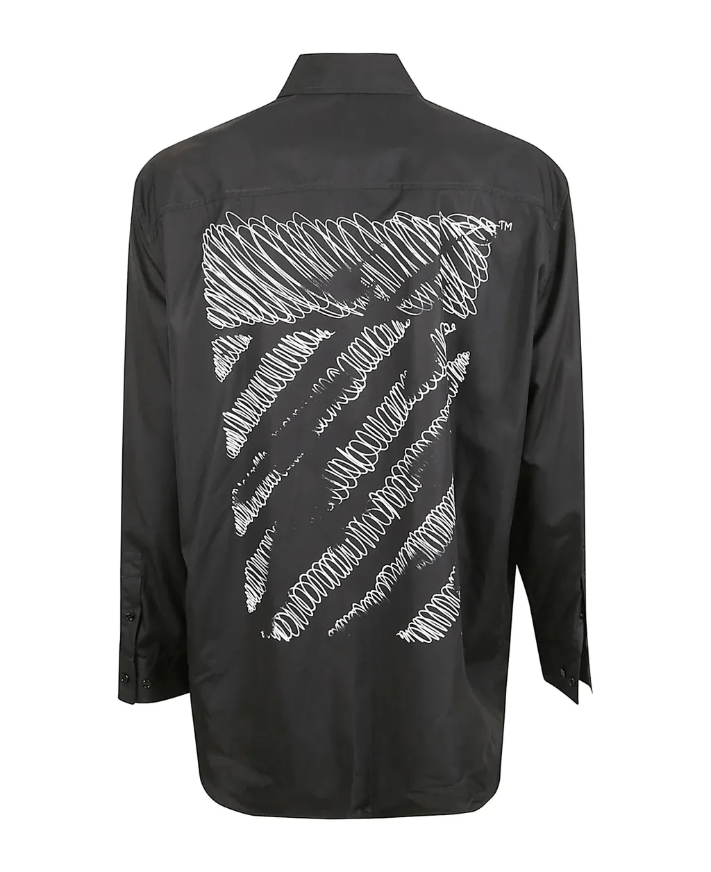 Off-White Logo Embroidered Button-Up Shirt